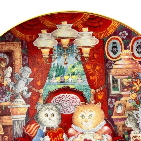 Franklin Mint Heirloom Bill Bell Whisker Wuv Collector Plate - Picture 4 of 10